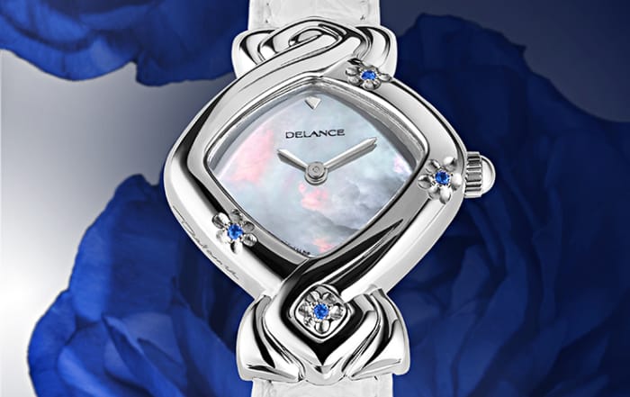 The watch for the bride: Edelweiss: with sapphires