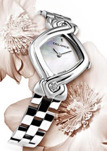 Steel watch for the modern woman